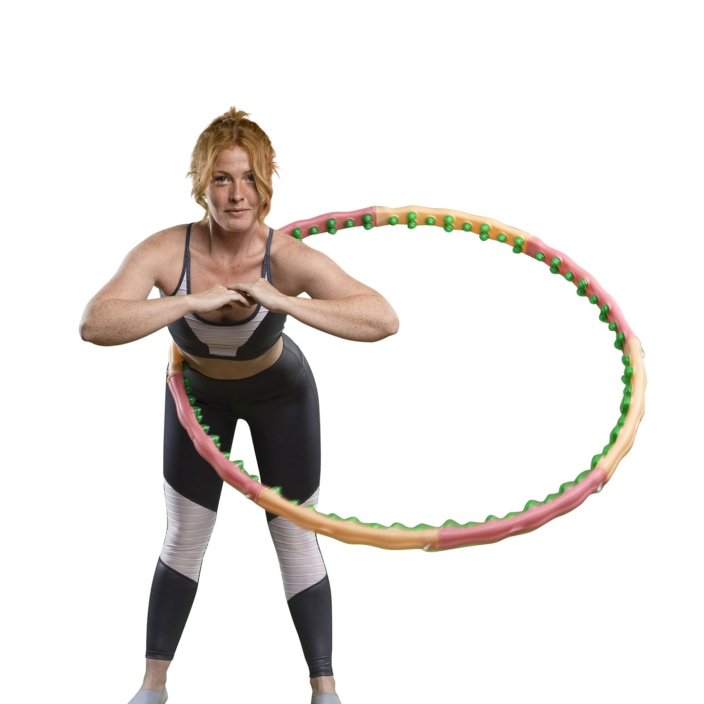 HOOPOMANIA Large Hoop [1.8 kg] Fitness hoop for weight loss Hula hoop for men and women.