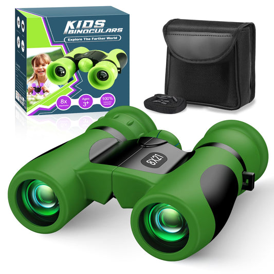 Binoculars for Kids 8X21 Magnification, Mini Binoculars Kids Toy for Ages 3-12, Outdoor Toy Telescope Kids Gifts for Little Boys - Easter Gifts for Kids