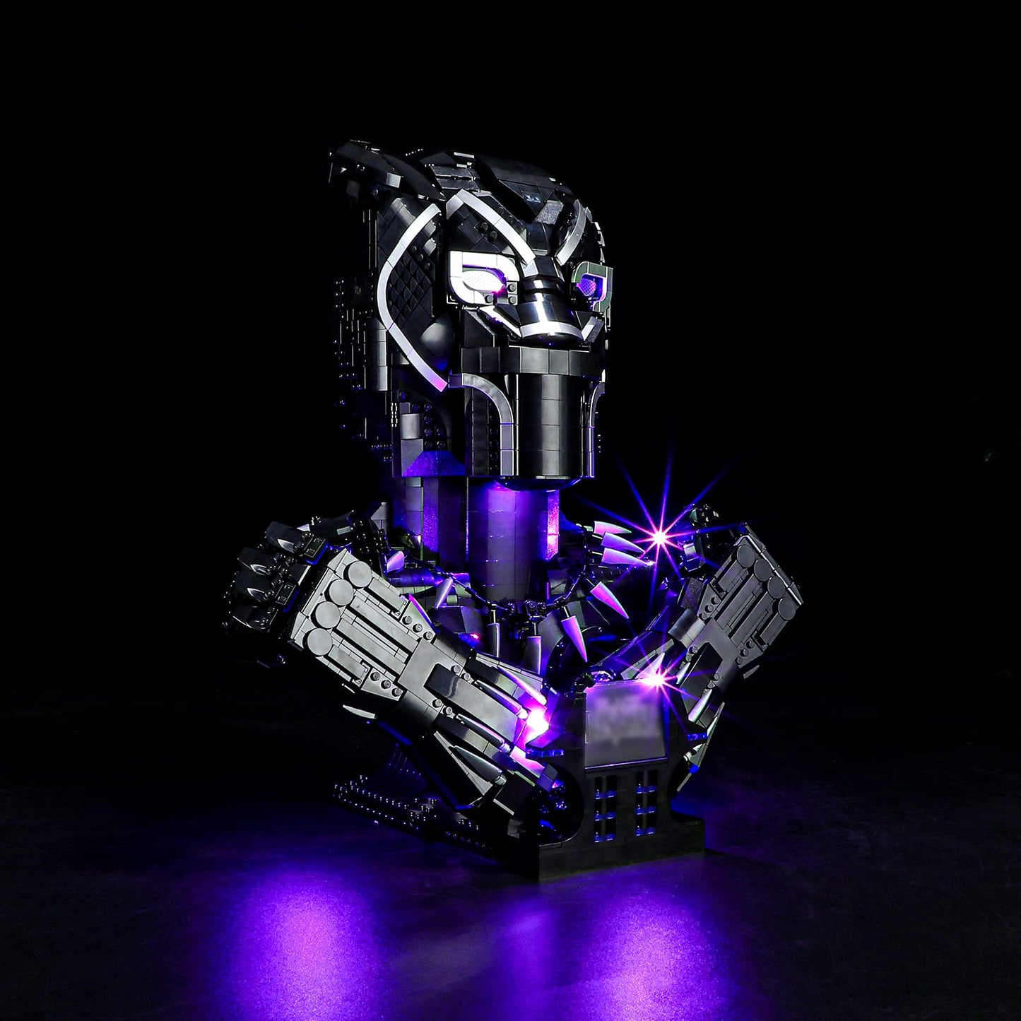 BRIKSMAX 76215 LED Light for LEGO Black Panther - Compatible with Lego Marvel Building Blocks Model - No Lego Set