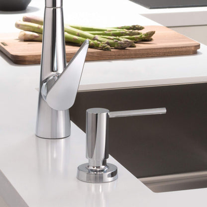 hansgrohe Soap and Lotion Dispenser Kitchen Accessory (round) Chrome