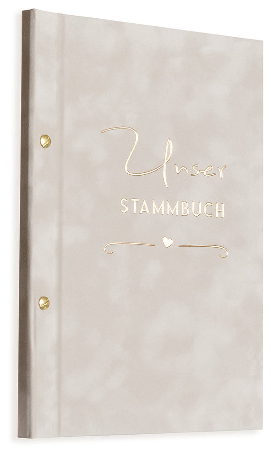 A4 family register Rina light gray family register wedding civil registry incl. 11 insert sleeves