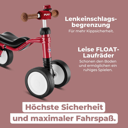 PUKY WUTSCH Bundle | Safe balance bike | For toddlers from 1.5 years | Slide vehicle | Pendulum axle | With safety handlebars | Bavaria Edition