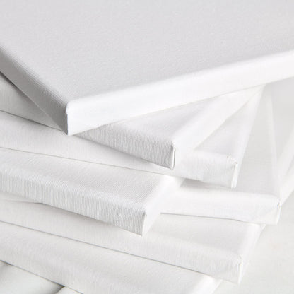 Canvas painting set of 2 stretched canvases for acrylic paints, 80x140 cm each. Made of FSC® certified cotton, ready for your creative ideas.