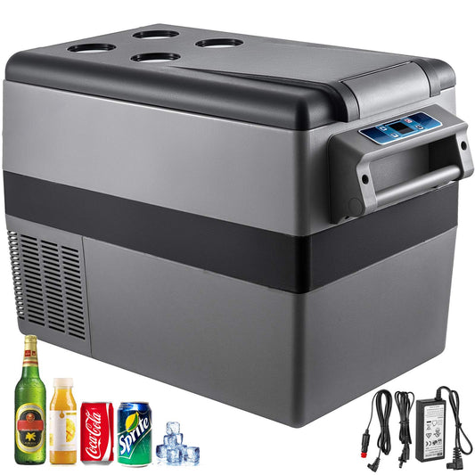 VEVOR Compressor Cooler Auto Refrigerator 45L Portable Fridge Small Freezer for Boat Truck Car Camping