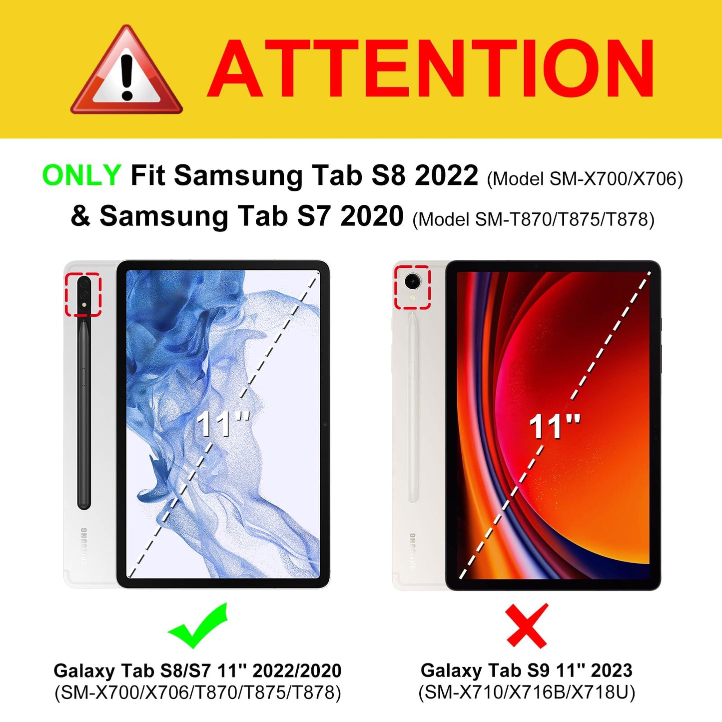 FINTIE Keyboard Case for Samsung Galaxy Tab S8 11 Inch 2022/ S7 11 Inch 2020 Tablet, Keyboard Cover with Magnetic Detachable German Bluetooth Keyboard, Black