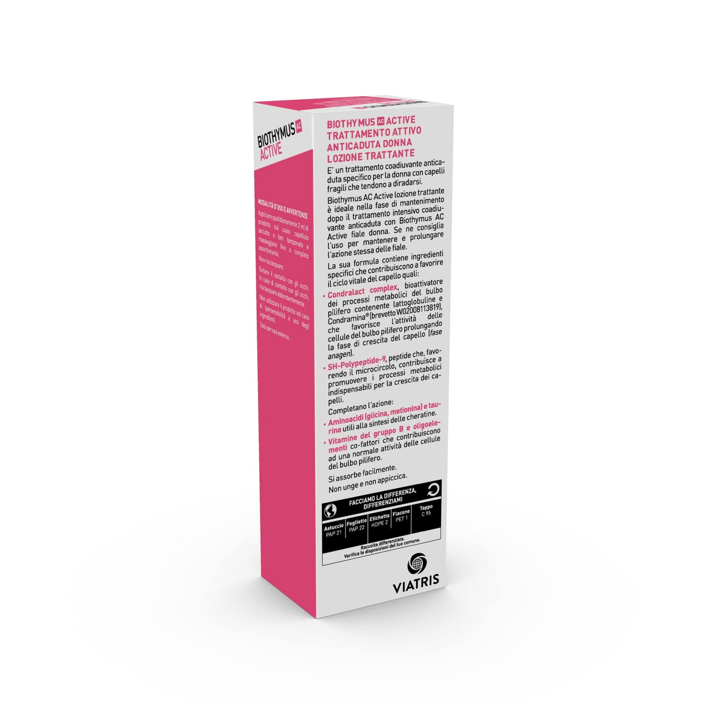 Biothymus Active Donna lotion against hair loss for women, active treatment, for brittle hair, 100 ml