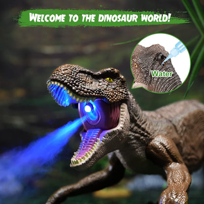 NEXBOX Remote Control Dinosaur Toy Gift for Kids - RC T-rex Dino Remote Controlled Electric Christmas Birthday Prehistoric Creatures for 3-12 Year Old Boys and Girls