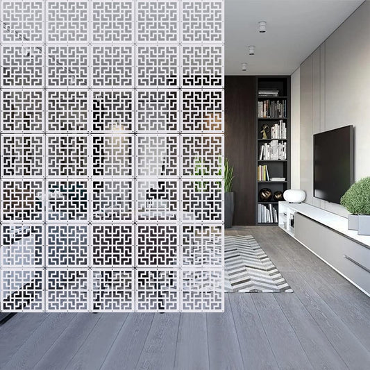 YHANEC Hanging Room Divider 12 Piece DIY Hanging Room Divider for privacy, decorating living, dining, and work spaces, hotels, and bars.