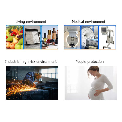 Improved Geiger counter personal dosimeter Highly sensitive nuclear radiation detector Portable beta gamma X-ray radiation monitor