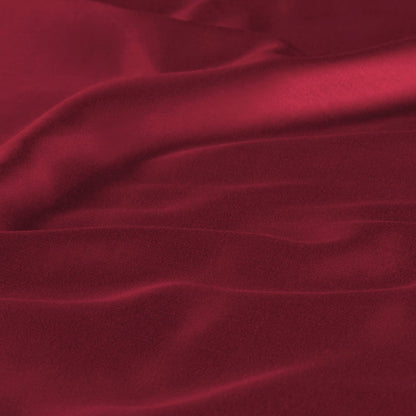 Pure Label 2-piece set of Mako satin pillowcases 40x80 cm made of 100% cotton in red - wonderfully soft pillowcases to match our bedding sets.