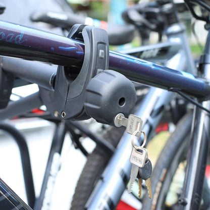 Sorlpv Bike Carrier Frame Holder 32CM Length, Universal Short Bike Frame Holder Lockable, Aluminum Frame Holder for Bike Frame Diameter: Ø 3-6cm