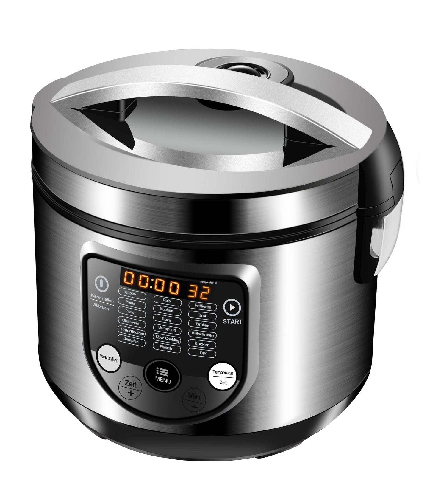 18in1 Multi Cooker Slow Cooker | 900 Watts | 5 liters | Rice Cooker | Steamer | Food Warmer | Sauté Pan | Yogurt Maker | Multi Cooker | Pressure Cooker | Hot Air Cooker | Cooker