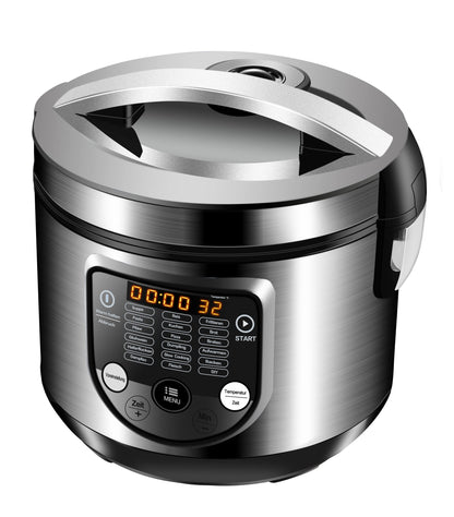 18in1 Multi Cooker Slow Cooker | 900 Watts | 5 liters | Rice Cooker | Steamer | Food Warmer | Sauté Pan | Yogurt Maker | Multi Cooker | Pressure Cooker | Hot Air Cooker | Cooker