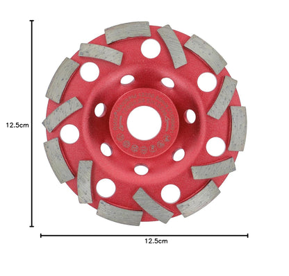 PRODIAMANT Diamond Grinding Cup Ø 125mm Turbo Segment Concrete Natural Stone Grinding Disc Professional Tool