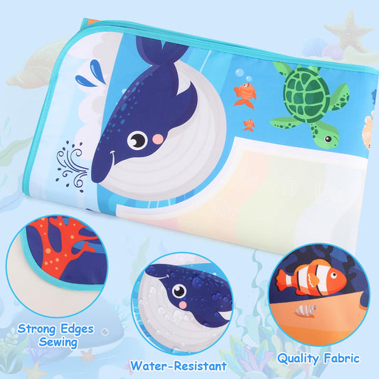 Chellago Toy Children's Toy for 1, 2, 3 Years - Painting Mat with Water Pen, Aqua Magic Doodle Painting Mat Gift for Birthday or as a Reward for Girls and Boys aged 1, 2, 3 years.