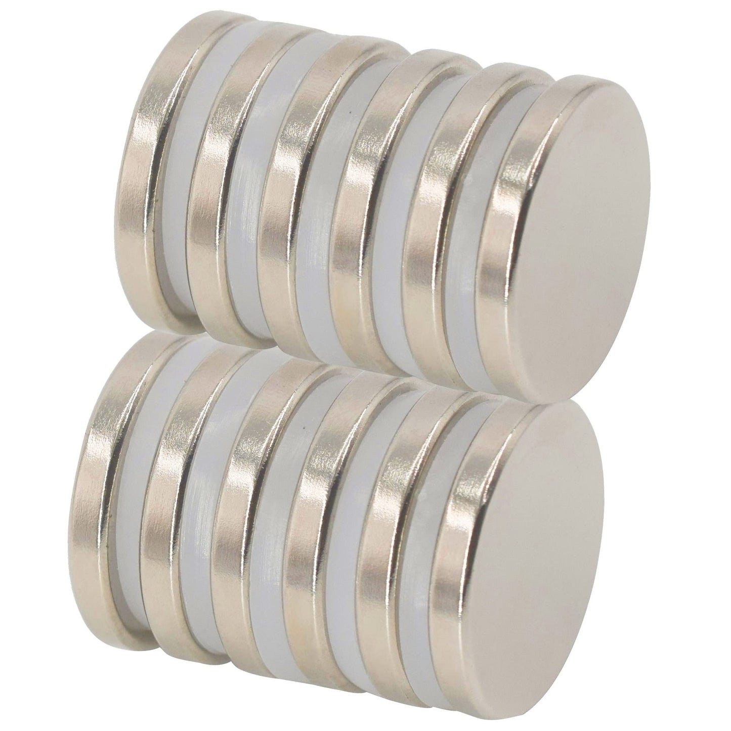 Magnetpro 12 Pieces Disc Magnets 6 KG Force 25 mm Diameter x 3 mm Thick