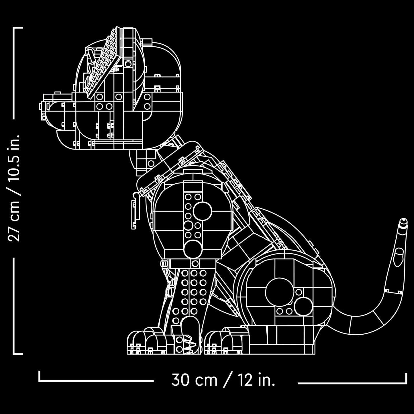 LEGO | Disney 101 Dalmatians Puppy - Adult Building Set - Transforms into 6 cute puppies with rotating head and tail - DIY Home Decor - Gift idea for fans - 43269