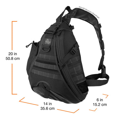 Maxpedition Gearslinger Monsoon, black, 16 liters, 0410