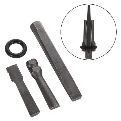 Uadme Stone Splitter, 10 pieces 16mm/0.6 inch Hand Splitters for concrete stone granite marble concrete gneiss sandstone slate, plug and feathers, tools for splitting rocks.