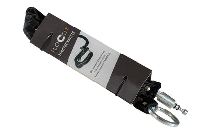 I LOCK IT frame lock for your bike with an insert chain and bag.