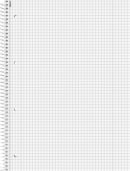 College notebooks student A4 size, ruling 27, lined 80 sheets + 5 fountain college notebooks 28 squared, white.