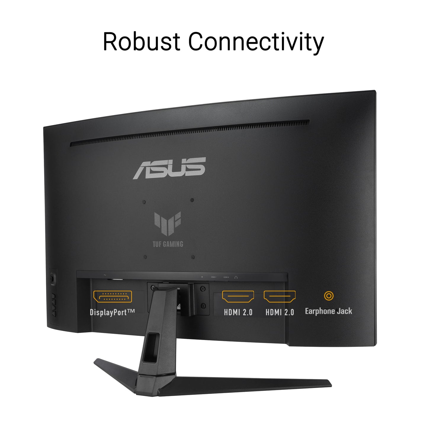 ASUS TUF Gaming VG32WQ3B - 32-inch WQHD Curved Monitor - 180 Hz, 1ms GtG, FreeSync, AdaptiveSync, HDR 10 - Fast-VA Panel, 16:9, 2560x1440, DisplayPort, HDMI, Speaker