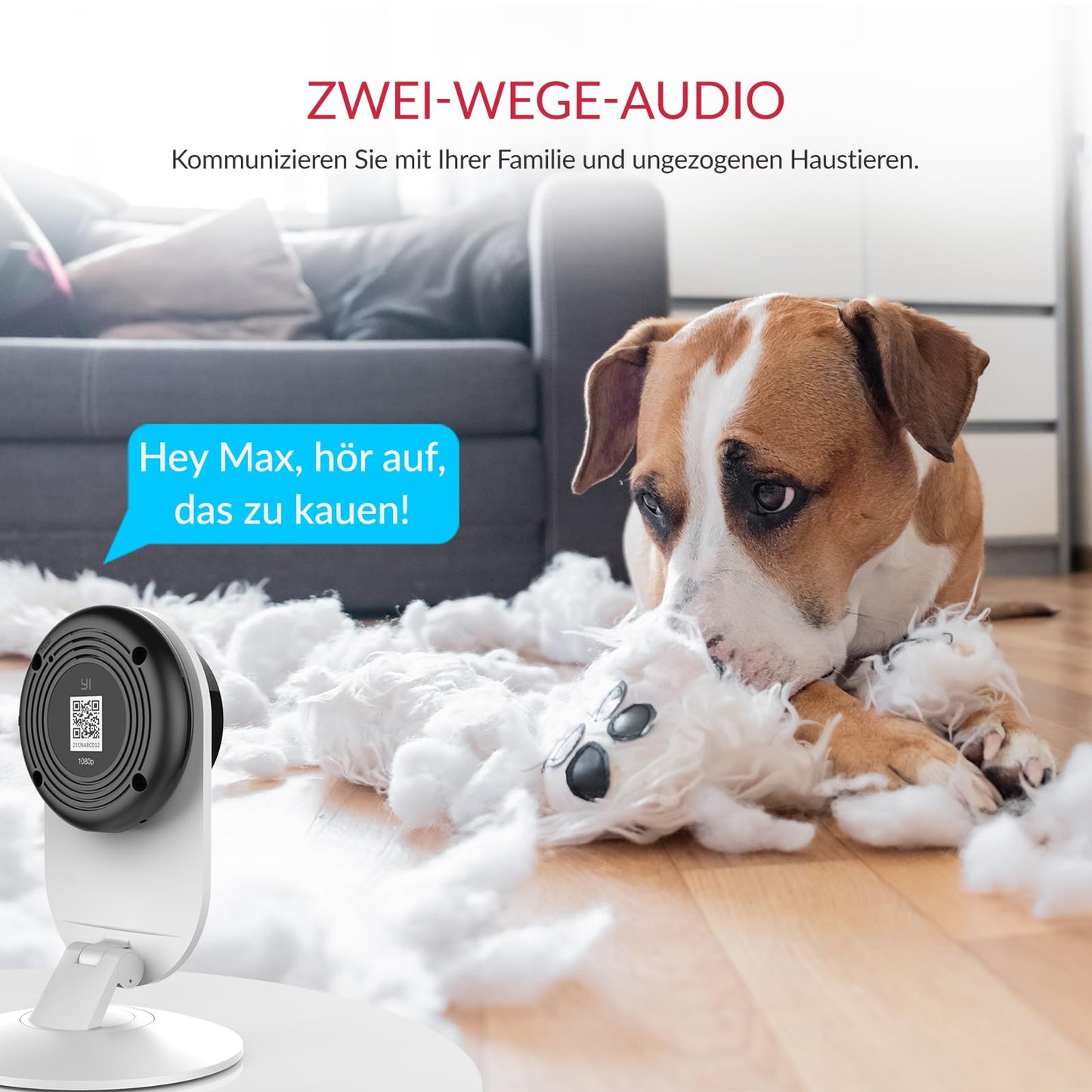 YI Pro 2K(3MP) 3 Pieces, Ip Camera WiFi Surveillance Camera with Motion Detection, Push Notification, 2-Way Audio, Night Vision Function, Smart Camera for Phones iOS and Android