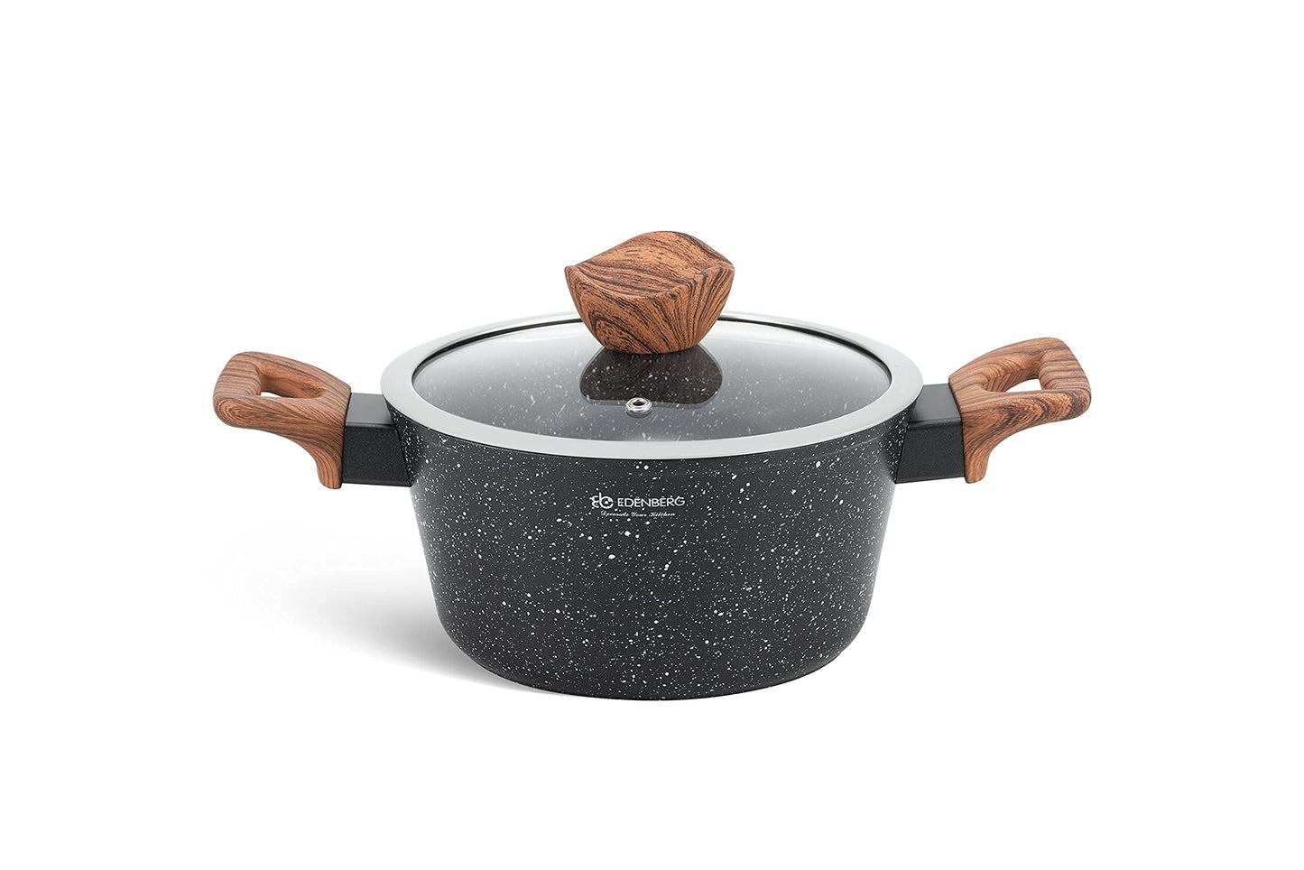 EDENBERG 15-piece cookware set for induction cooktops. Coated pots and pans, induction pots set, suitable for induction cookware. Top quality cookware set for all your cooking needs.