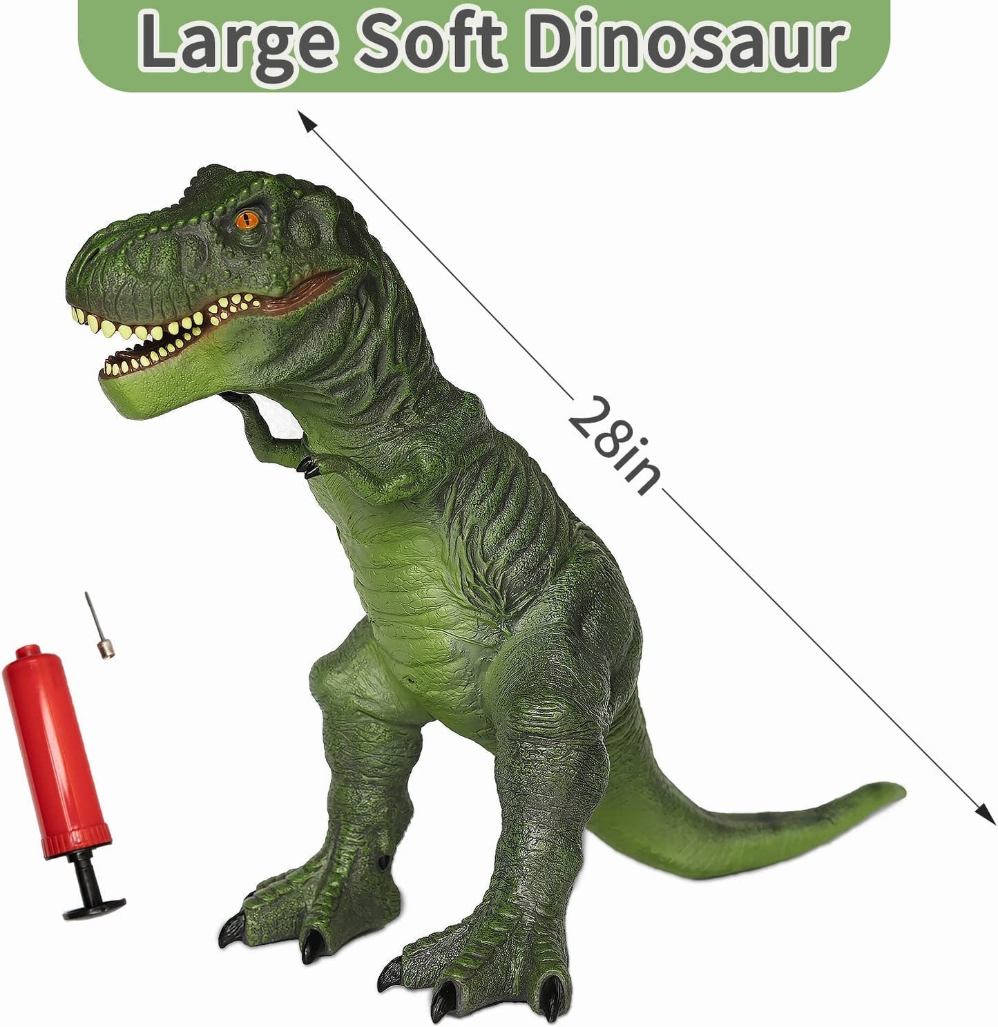 Gzsbaby Large Soft Dinosaur Toys- 72CM Jumbo Dinosaur Toys for Boys, Realistic Looking Dinosaur, Giant Dinosaur Toys for Kids 3-5, Toddler Dinosaur Toy Gift