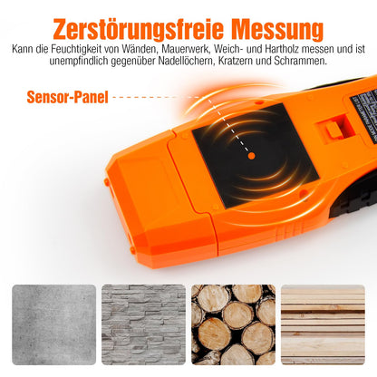 Moisture meter wall, moisture meter masonry 2 in 1 two pins & pinless moisture meter for wall and wood measuring device screed concrete plaster building materials basement walls