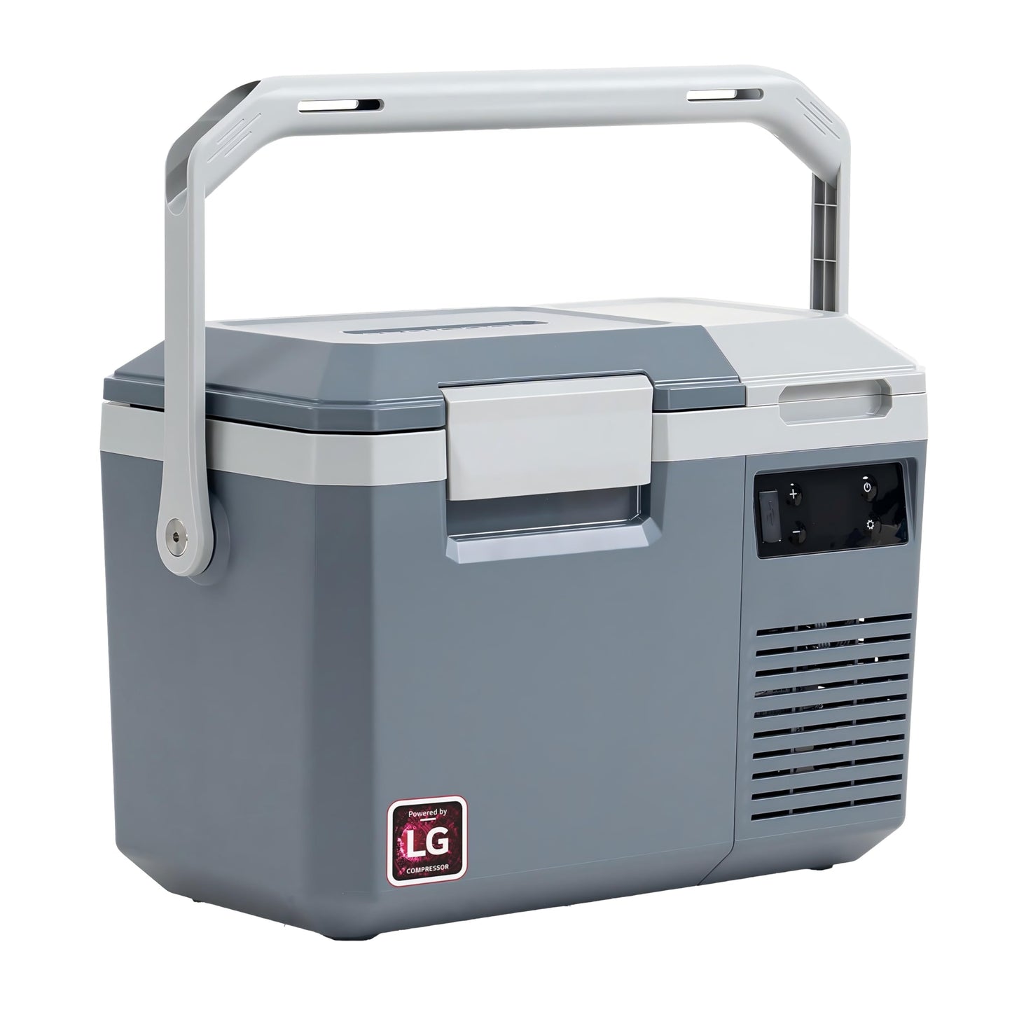 Alpicool LGMP8 8L compressor cooler 12v mini fridge electric camping freezer portable for car, truck, boat, RV with USB port, -20℃-20℃, rechargeable (battery not included)