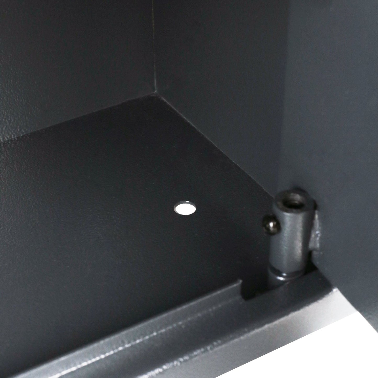 HMF 49200-11 Safe safe with key, furniture safe | 31 x 20 x 20 cm | Anthracite