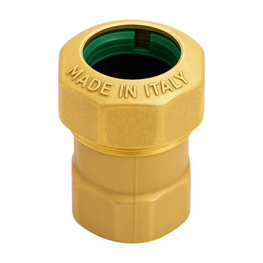 *BRASS Fitting Coupling Angle Compression fitting Socket (fitting 32 x 3/4" female thread reduced)