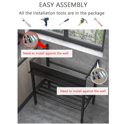 Stainless Steel Standalone Kitchen Sink in Black, with Drainboard for Kitchen Utensils. Great for Kitchen Organization and Storage. Size: 60"