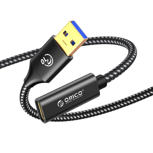 ORICO USB C Female to USB 3.0 Male USB A to 10Gbps USB3.2 Gen 2 Adapter Cable, USB A to USB C Female for USB 3.2 Gen1/USB3.1 Gen2 Compatible with Type-C Phone, Laptop, iPad 1M