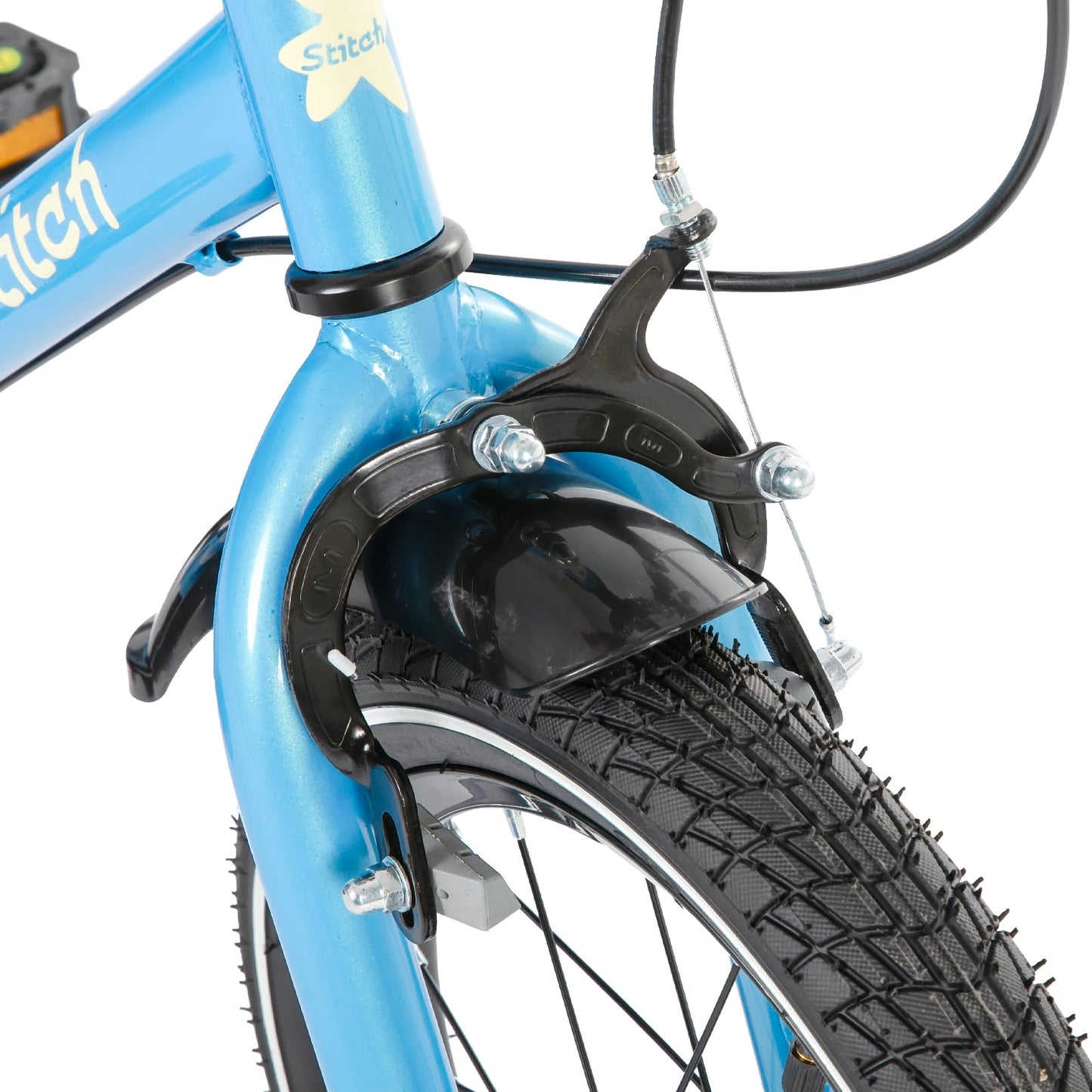 STITCH 16-inch kids' bike for 5-7 year old boys, 16' bike for boys with training wheels, Blue