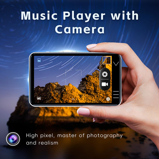 HIFI WALKER G7 MP3 Player with Bluetooth and WiFi- MP3 Player with Spotify and Camera, Android MP3 Player, Touchscreen 16GB MP4 Music Player with Speaker, Spotify, YouTube