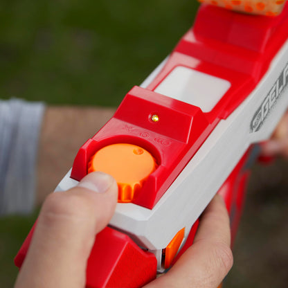 Nerf Pro Gelfire Mythic Blaster, 1600 hydrated Gelfire balls, ball magazine for 800 balls, with battery and Nerf goggles