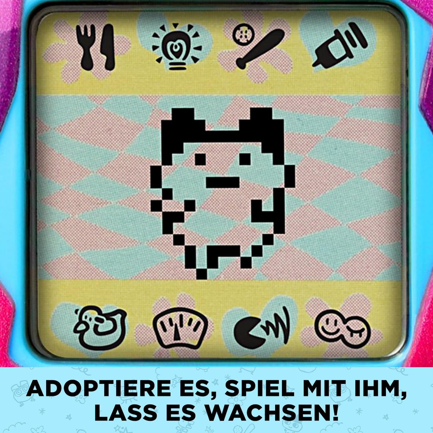 Bandai - Tamagotchi - Tamagotchi Original - Icecream - Electronic virtual pet with color display, 3 buttons and games - Interactive pet in German - Children's toy for ages 8 and up - 42922