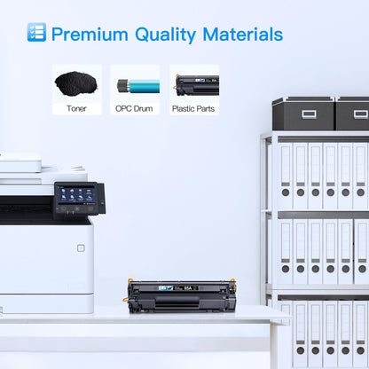 LxTek CE285A 85A compatible toner for HP Laserjet P1102W P1102 M1212NF M1132MFP M1217NFW M1212 M1132 M1210 M1210MFP P1109 (Black, 2-Pack)