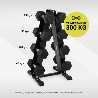 MSPORTS Dumbbell Rack with 300kg Capacity Dumbbell Stand Dumbbell Rack