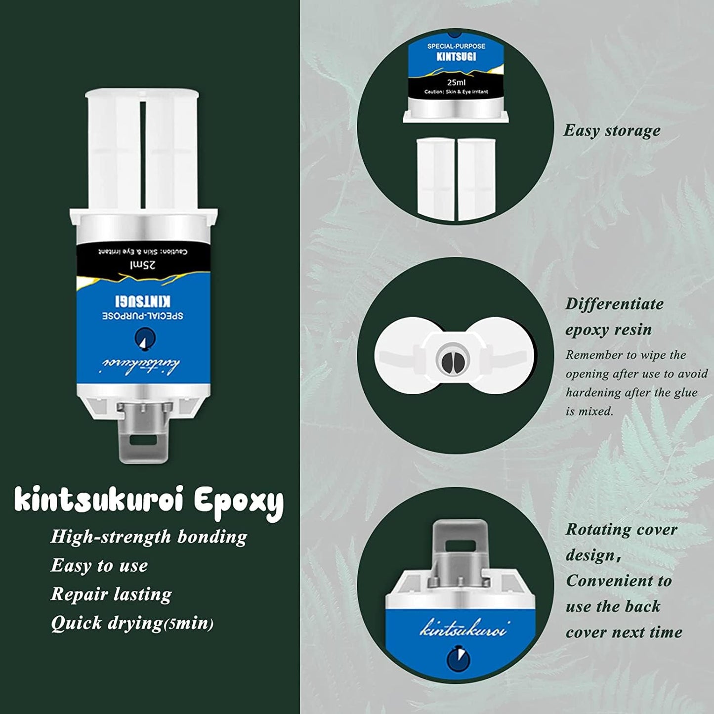 MUFUN Kintsugi Kit, Kintsugi Repair Set, Repair Ceramic Bowls & Vases with Gold Powder Adhesive, Beginner Kintsugi kit, perfect for beginners, easy Kintsugi Craft.