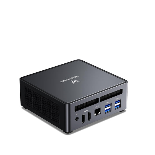 MINIS FORUM Mini PC UM790 Pro, AMD Ryzen 9 7940HS 8-core 16-thread CPU 32GB DDR5/1TB PCIe 4.0 SSD Mini Desktop Computer, AMD Radeon 780M, HDMI×2/USB4×2 Connectivity, WiFi, BT, USB 3.2 × 4