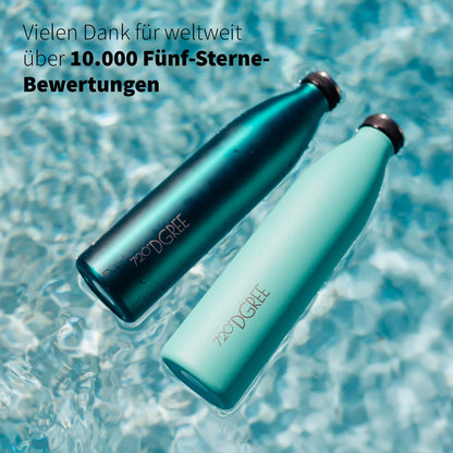 720°DGREE Stainless Steel Water Bottle "milkyBottle" - 500ml - Perfect for Kids, BPA-Free, Leakproof, Suitable for Carbonation - Small Thermos Bottle for Soda, Sports, School, Fitness.