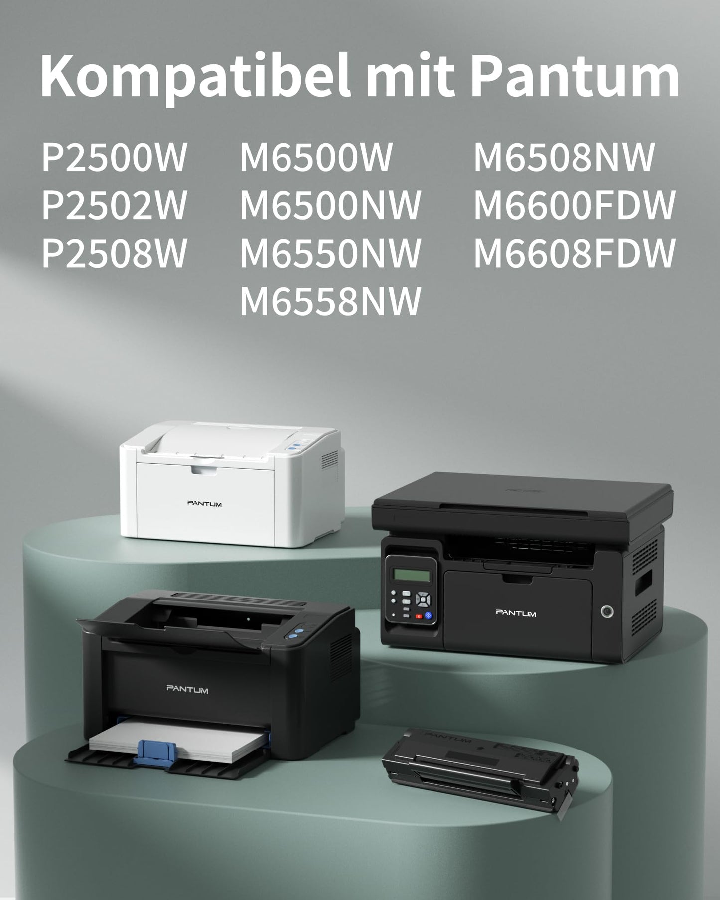 PANTUM PA-210 Original Toner Cartridge Black Laser P2502W P2500W M6500W M6500NW M6508NW M6550NW M6558NW M6800FDW M6808FDW, 1,600 pages