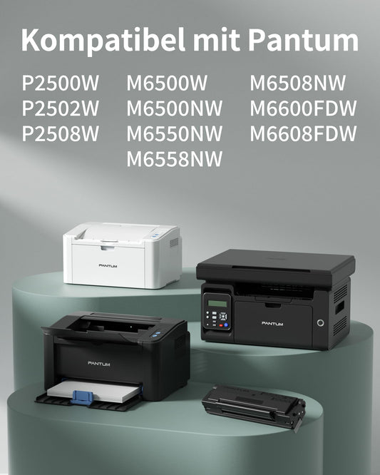 PANTUM PA-210 Original Toner Cartridge Black Laser P2502W P2500W M6500W M6500NW M6508NW M6550NW M6558NW M6800FDW M6808FDW, 1,600 pages