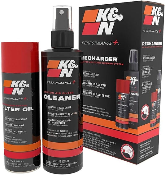 K&N Filter Cleaning Kit I Oil & Cleaner I For optimal cleaning of all air filters, 99-5003 EU