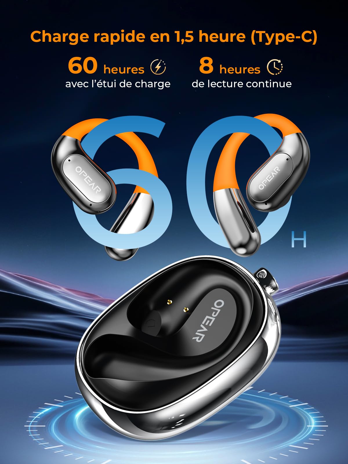 ki translator headphones, 3-in-1 translation headphones with 150 languages, 5 translation modes Real-time translator earbuds with APP, 60Hrs, Bluetooth 5.4 translator earbuds for Learning, Travel, Business