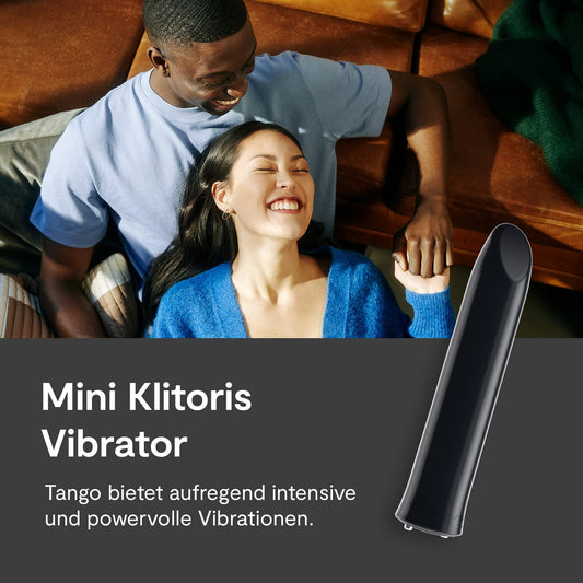 We-Vibe Tango bullet vibrator for women - Sex toy for her and couples - Clitoris stimulator with 8 intensity levels - Waterproof sextoy - Rechargeable - Black