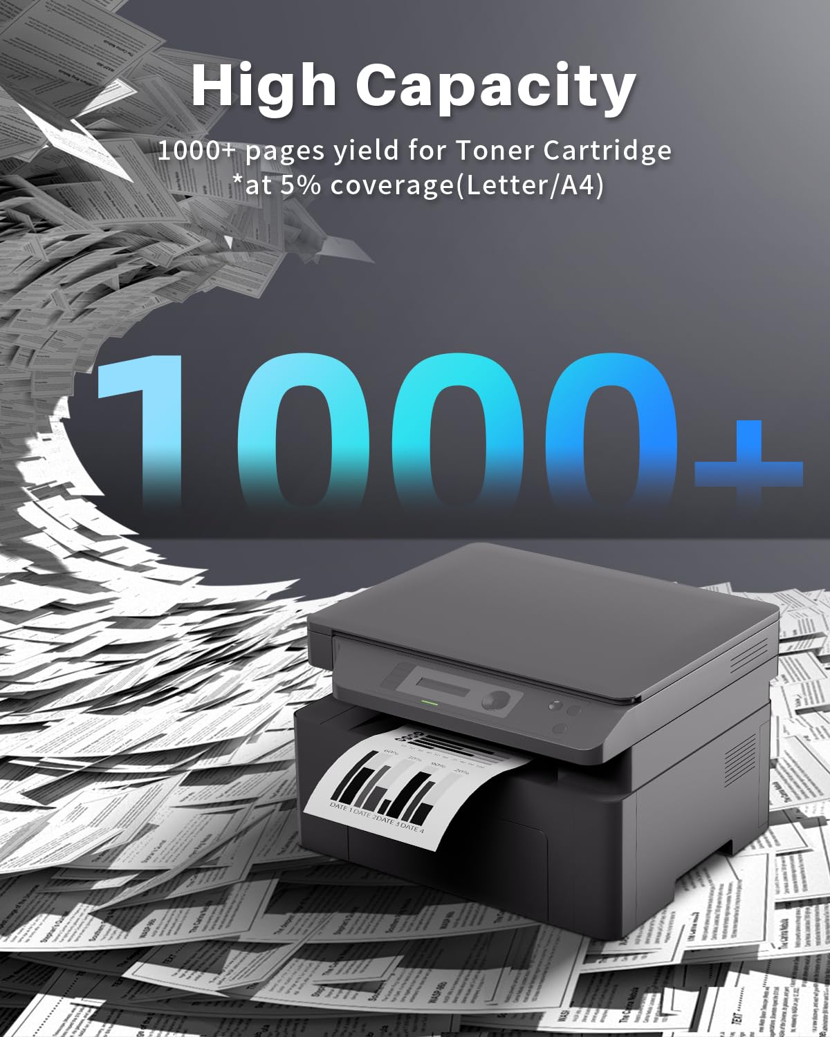INK4U 117A toner cartridge as a replacement for HP 117A Color Laser MFP 179fwg 178nwg 150nw 179fnw 178nw 150a W2070A W2071A W2072A W2073A printer toner - black.